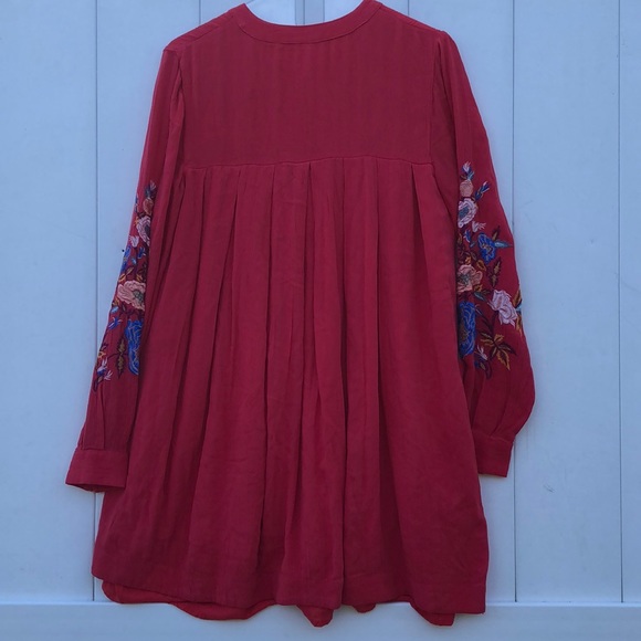 Free People Mia Embroidered Minidress!)  (XS A10 - Picture 8 of 8